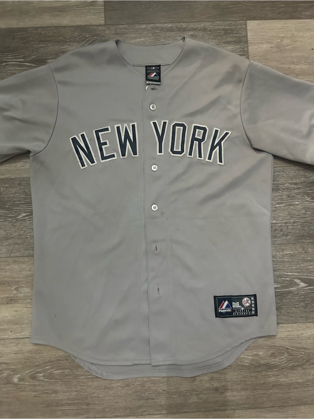 Majestic New York Grey Men’s Baseball Jersey